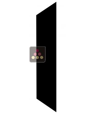 Panneau latéral droit pour vitrine Calice Design gamme TECA - Finition all black CALICE DESIGN
