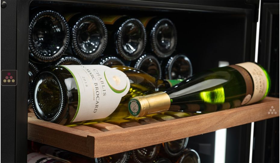 Cave à vin 2 températures de service et de conservation connectée
