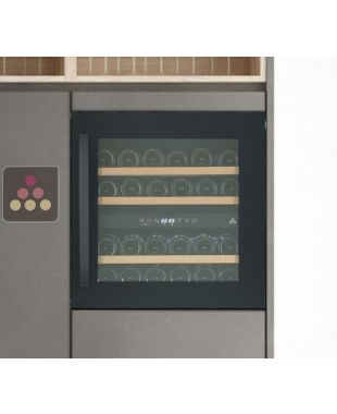 Cave à vin 2 températures de service encastrable en colonne CAVISS