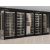 Combiné de 5 vitrines à vin multi-usages pour installation centrale - Usage pro - 4 cotés vitrés - Bouteilles horizontales/inclinées/mixte - Habillage magnétique interchangeable