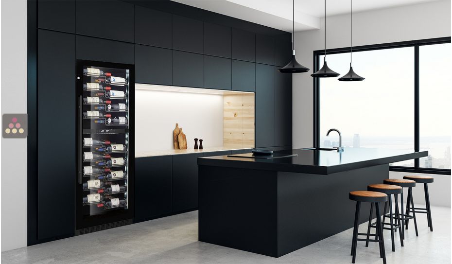 Cave à vin 2 températures de service ou de conservation enchassable