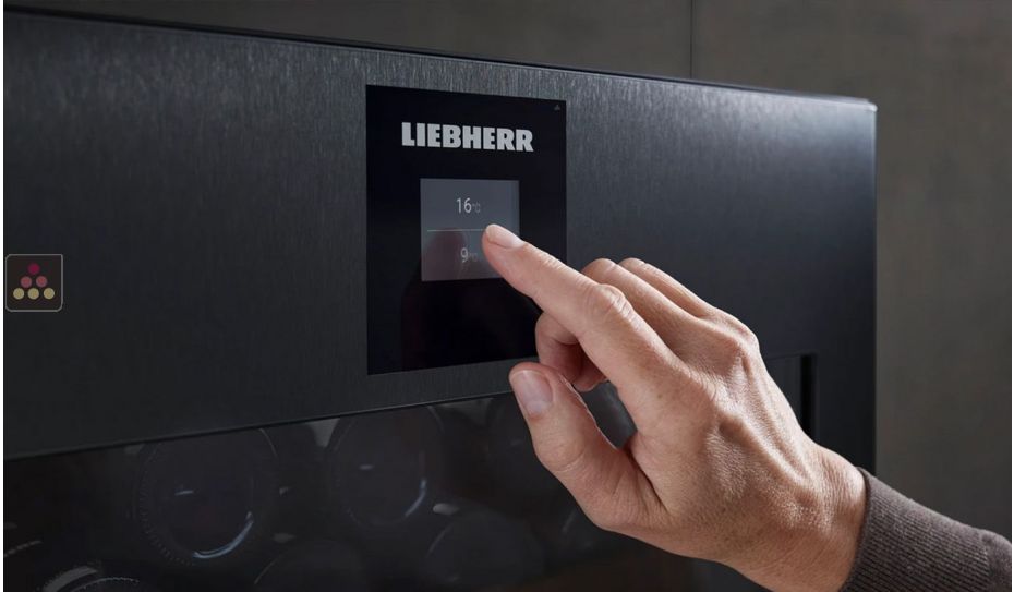 Cave à vin enchassable 2 températures de conservation ou de service