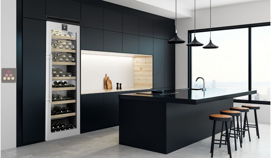 Cave à vin enchassable 2 températures de conservation ou de service