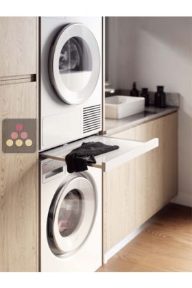 Tablette coulissante pour le linge