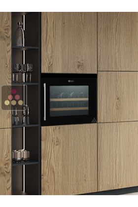 Cave à vin de service mono-température encastrable en colonne									
