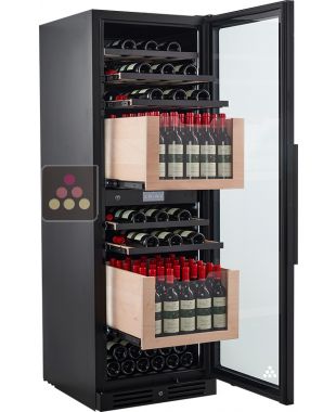 Cave à vin 2 températures de service ou de conservation à tiroirs NESTOR M WINE