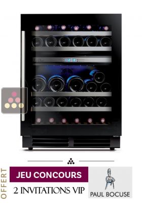 Cave à vin 2 températures de conservation et/ou de service