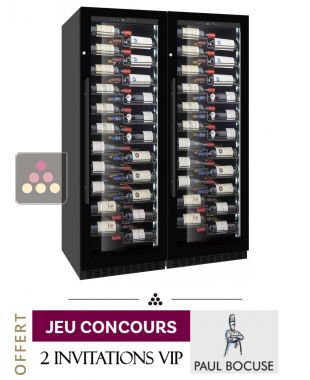 Combiné de 2 caves à vin mono-température de service ou de conservation LE CHAI