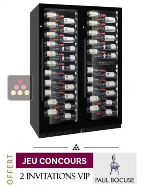 Combiné de 2 caves à vin 3 zones de températures LE CHAI