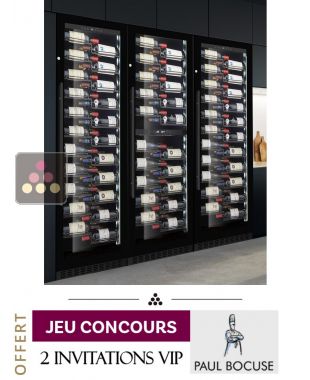 Combiné enchassable de 3 caves à vin 4 températures de service ou de conservation LE CHAI