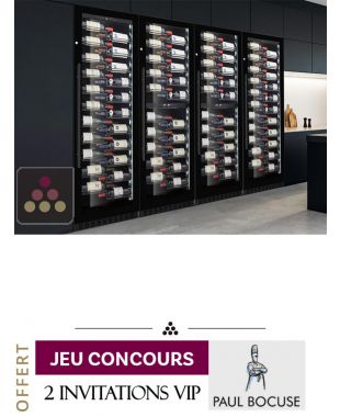 Combiné de 2 caves à vin mono-température et 2 caves bi-température de service ou de conservation LE CHAI