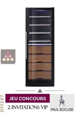 Cave à vin multi-usages 2 températures de vieillissement et de service