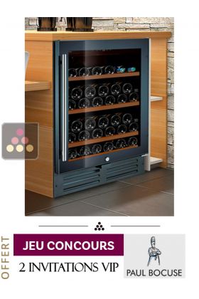 Cave à vin Mono-Température de service encastrable sous plan