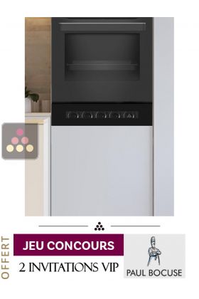 Cave à vin de service à tiroir encastrable mono-température - Ouverture Push-Open