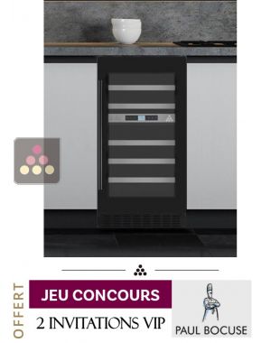 Cave à vin 2 températures de service encastrable sous plan LE CHAI