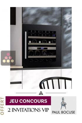 Cave à vin 2 températures de service encastrable