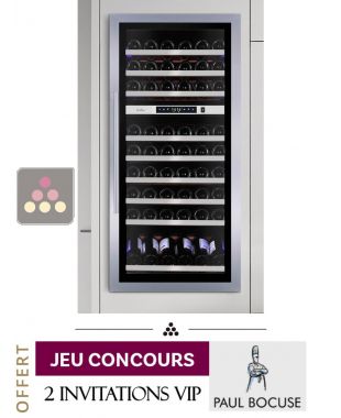 Cave à vin 2 températures de service encastrable en colonne auto-ventilée LE CHAI