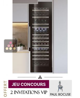 Cave à vin 3 températures de conservation et de service encastrable en colonne LE CHAI