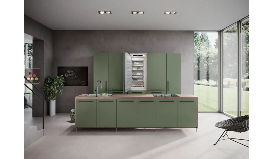 Congélateur intégrable par ventilation No Frost - Façade habillable - 129L