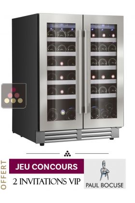 Cave à vin 2 températures de service