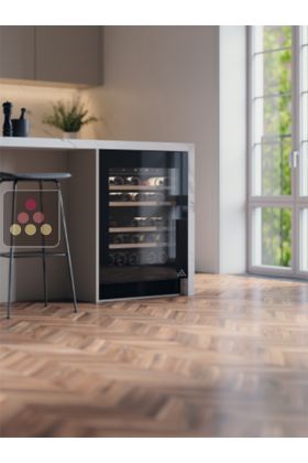 Cave à vin mono-température de service encastrable sous plan