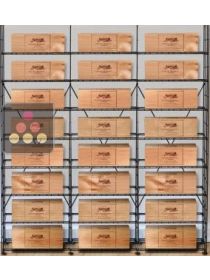 Solution de rangement pour 24 caisses de vins L'ATELIER du VIN