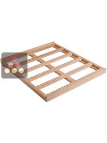 Clayette de stockage en h&ecirc;tre pour caves &agrave; vin de la gamme Tradition 2015 La SOMMELIERE