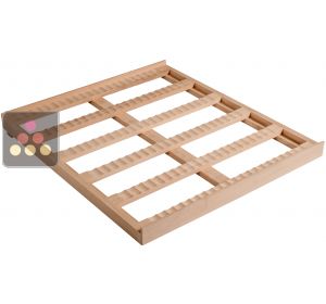 Clayette de stockage en h&ecirc;tre pour caves &agrave; vin de la gamme Tradition 2015 La SOMMELIERE