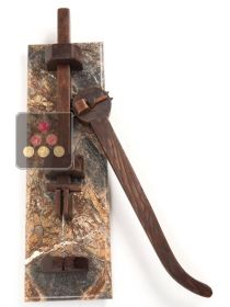 Tire-bouchon mural en pierre et bois IT'S STONE