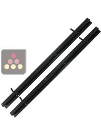 Lot de 2 rails coulissants pour clayette gamme PRESTIGE 2015 La SOMMELIERE