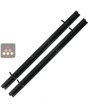 Lot de 2 rails coulissants pour clayette gamme PRESTIGE 2015 La SOMMELIERE