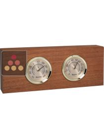 Thermomètre / Hygromètre avec support en bois Ma Cave à Vin