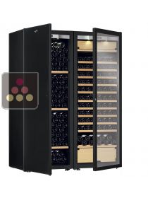 Combiné d'une cave à vin mono-température et d'une cave multi-usages 3 températures TRANSTHERM