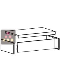 Plinthe pour module Visiostyle 8 colonnes VISIORACK
