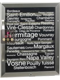 Film décoratif pour porte de cave à vin de 60 cm de large dont la cave S46G DOMETIC