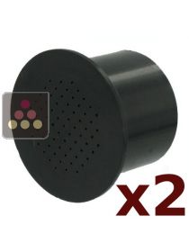 Lot de 2 filtres à charbon actif pour cave à vin CLIMADIFF CLIMADIFF