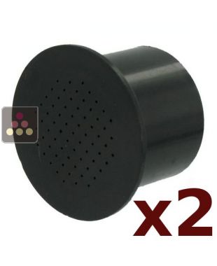 Lot de 2 filtres à charbon actif pour cave à vin CLIMADIFF CLIMADIFF