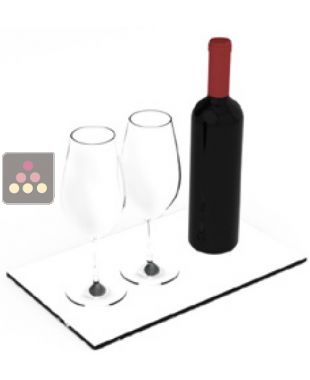 Étagère en verre trempé pour vitrine Calice Design faible profondeur CALICE DESIGN