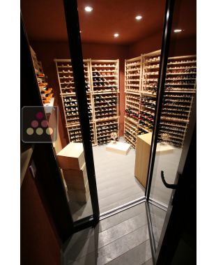 Création, fourniture et aménagement complet d'une cave climatisée suivant offre N°39593-01V0 Ma Cave à Vin