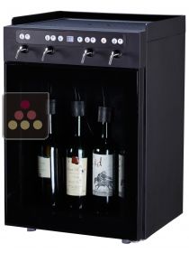 Distributeur de vin au verre 1 Température 4 bouteilles avec système de conservation La SOMMELIERE
