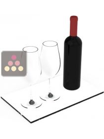 Etagère réglable en verre trempé pour vitrine Calice Design faible profondeur CALICE DESIGN