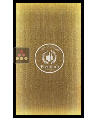 Panneau décoratif en verre de synthèse rétro-éclairé avec inscription personnalisable - Inclusions Cascade Ma Cave à Vin