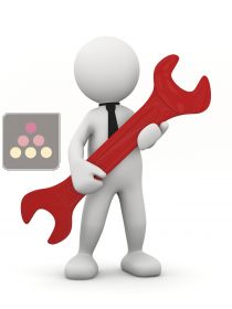 Rail coulissant gauche pour Gamme Vinidor LIEBHERR