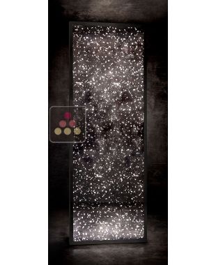 Panneau décoratif en verre de synthèse épaisseur 12 mm - Inclusions Bris de verre Ma Cave à Vin