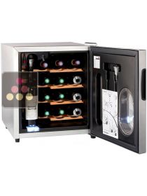 Cave à vin de service avec systeme de préservation des bouteilles ouvertes AVINTAGE