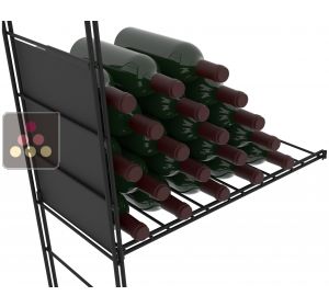 Flanc metal intérieur pour rangement modulaire Architecture Intérieure du Vin ARCHITECTURE INTERIEURE DU VIN