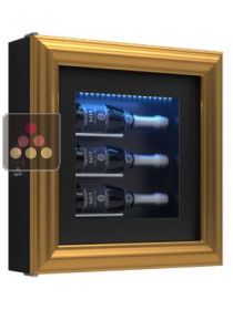 Cadre à vin Design et Silencieux mono-température pour 3 bouteille CALICE DESIGN