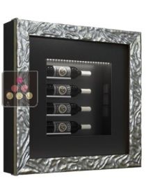 Cadre à vin Design et Silencieux mono-température pour 4 bouteille CALICE DESIGN