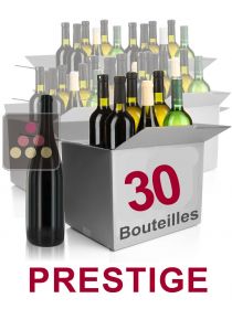 30 bouteilles de vin - Sélection Prestige : vins rouges Sélection Vin