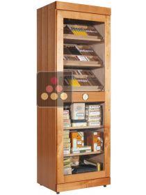 Cave à cigares professionnelle en bois de cèdre grande capacité Adorini